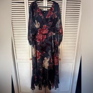 🌸 Elegant Floral Maxi Dress — Maison Tara (Plus Size)